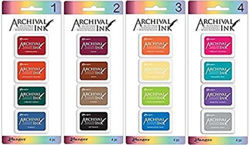 Picture of Ranger Archival Mini Ink Pads – Σετ Ανεξίτηλα Μελάνια για Σφραγίδες 