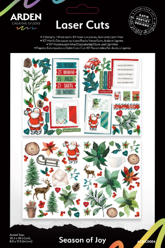 Picture of Arden Creative Studio Laser Cut Διακοσμητικά Στοιχεία  - Season Of Joy, 107τεμ.