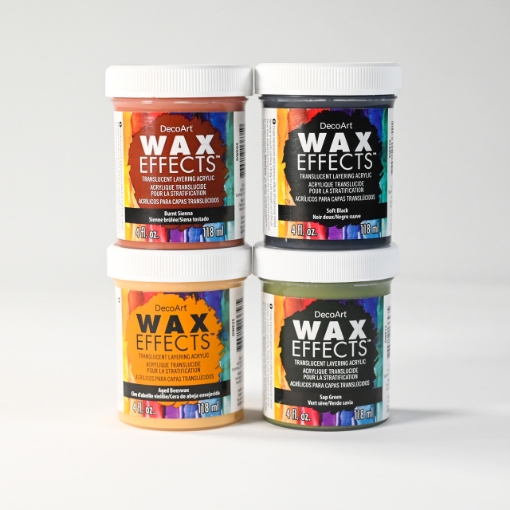 Picture of DecoArt WaxEffects Ακρυλικά Χρώματα με Εφέ Κεριού 118 ml 