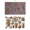 Picture of Prima Marketing Finnabair Imaginarium Decor Moulds - Καλούπι Σιλικόνης 5" x 8" - Steampunk Beetles
