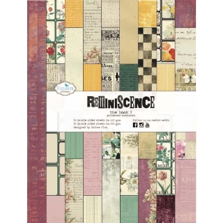 Picture of Elizabeth Craft Designs Planner Essentials Μπλοκ Cardstock Διπλής Όψης - Reminiscence the Book 9, Botanical Blend,  64φυλ..  