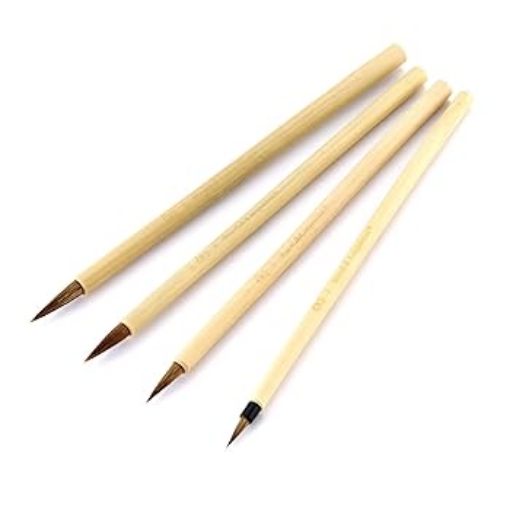Picture of Royal & Langnickel Bamboo Brown Hair Brush Set | Σετ Πινέλων Μπαμπού με Τρίχα Καμήλας, 4 τεμ.