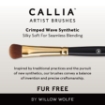 Picture of Willow Wolfe Callia Artist Brush Set -  Σετ Πινέλα Για Ακουαρέλα - Σετ 900: Watercolor Flowers, Rounds and Filbert, 4τεμ.