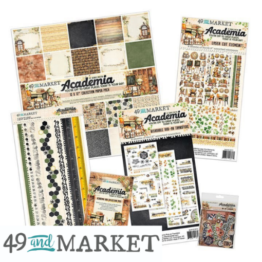 Picture of 49 & Market Academia | Συλλογή Scrapbooking για Σχολικά και Ακαδημαϊκά Άλμπουμ & Projects