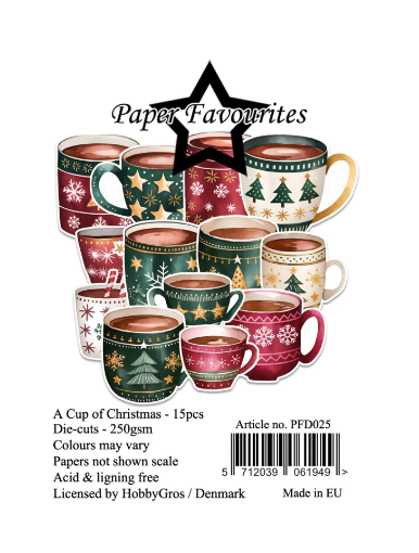 Picture of Paper Favourites Διακοσμητικά Εφήμερα - A Cup Of Christmas, 15τεμ. 