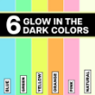 Picture of Tulip Slick Dimensional Fabric Paints 3D Χρώματα Υφάσματος που Φωσφορίζουν- Neon & Glow, 6τεμ.