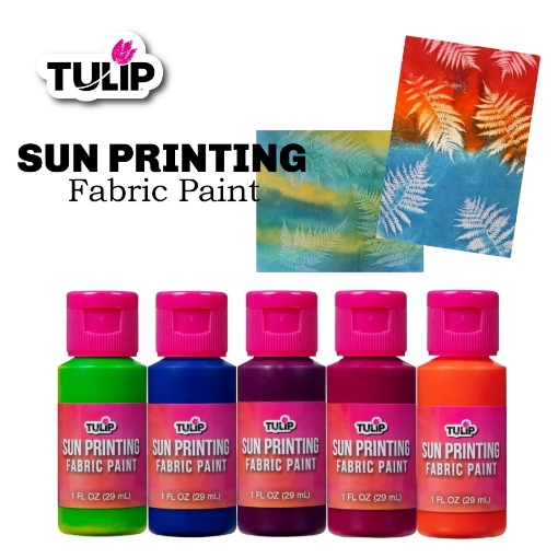 Picture of Tulip Sun Printing Fabric Paints - Σετ Βαφής Ηλιοτυπίας για Ύφασμα, 5τεμ. 