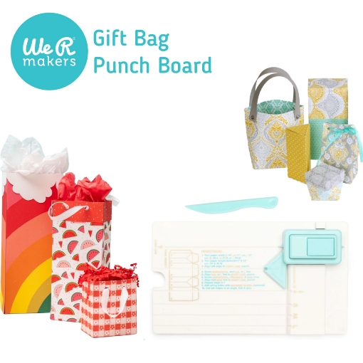 Picture of We R Memory Keepers Gift Bag Punch Board - Εργαλείο Κατασκευής Σακουλών