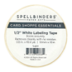 Picture of Spellbinders White Labeling Tape 1/2" – Αυτοκόλλητη Ταινία Ετικετών Λευκή, 1/2"