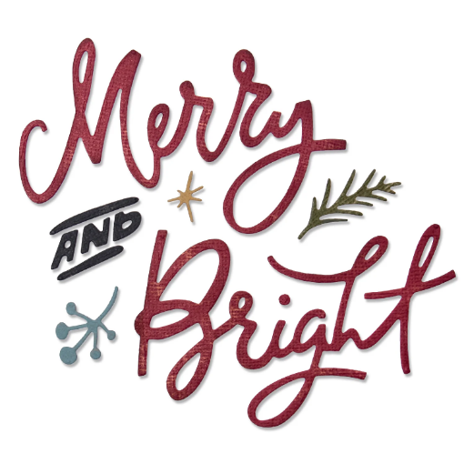 Picture of Sizzix Thinlits Tim Holtz Μήτρες Κοπής – Merry & Bright (6 τεμάχια)