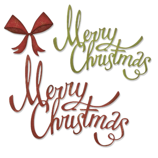 Picture of Sizzix Thinlits Tim Holtz Μήτρες Κοπής – Christmas Ribbon, 4τεμ.