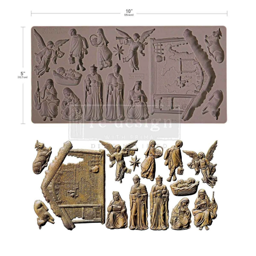 Picture of Prima Re-Design Decor Moulds - Καλούπι Σιλικόνης - Holy Night Nativity