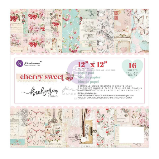 Prima Marketing Cherry Sweet 12x12 inch Paper Pad (981891)