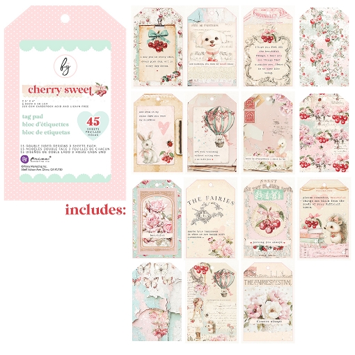 	Prima Marketing Cherry Sweet Tag Pad - All Pages