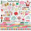 Picture of Simple Stories Συλλογή Χαρτιών Scrapbooking Διπλής 'Οψης 12" x 12" - Hard Candy Christmas