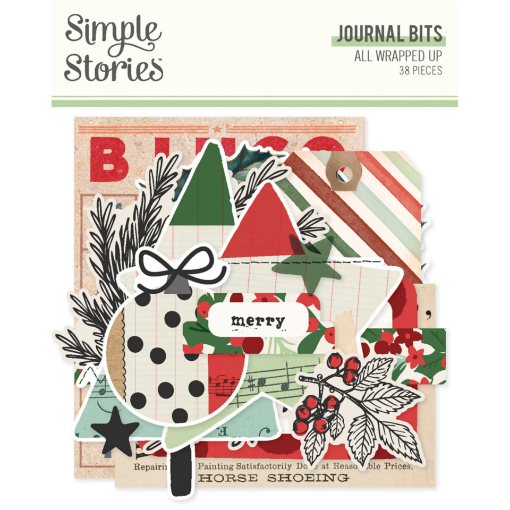 Picture of Simple Stories Διακοσμητικά Εφήμερα Journal Bits & Pieces - All Wrapped Up, 38τεμ. 