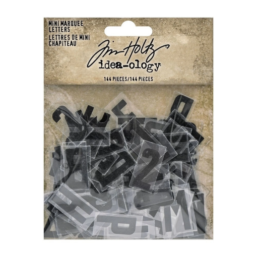 Picture of Tim Holtz Mini Marquee Letters - Αυτοκόλλητα Γράμματα,144τεμ.