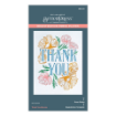 Picture of Spellbinders Πλάκες Letterpress Registration – Πλάκες Υψιτυπίας  “Thank You Blooms”, Σετ 8 τεμ. (BetterPress) 