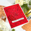 Picture of Spellbinders Glimmer Hot Foil Plate and Stencil Bundle - Σετ: Μήτρα Χρυσοτυπίας και Στένσιλ - Full Bloom Poinsettia, 6τεμ. 