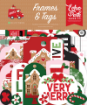 Picture of Echo Park Cardstock Ephemera | Frames & Tags Santa’s Christmas Delivery, 34τεμ.