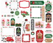 Picture of Echo Park Paper Διακοσμητικά Cardstock Εφήμερα - Santa's Christmas Delivery, Frames & Tags, 34τεμ.