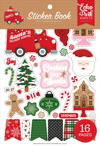 Picture of Echo Park Sticker Book | Μπλοκ Αυτοκόλλητων Santa’s Christmas Delivery