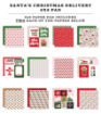 Picture of Echo Park Paper Μπλοκ Scrapbooking Διπλής Όψης 6'' x 6'' - Santa's Christmas Delivery  