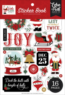 Picture of Echo Park Paper Μπλοκ Αυτοκόλλητων - Santa Claus