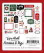 Picture of Echo Park Paper Διακοσμητικά Cardstock Εφήμερα - Santa Claus, Frames & Tags, 34τεμ. 