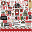 Picture of Echo Park Paper Collection Kit Συλλογή Χαρτιών Scrapbooking Διπλής Όψης 12" x 12" - Santa Claus 