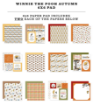 Picture of Echo Park Winnie the Pooh Autumn Paper Pad 6" x 6" | Μπλοκ Scrapbooking 24 Φύλλα