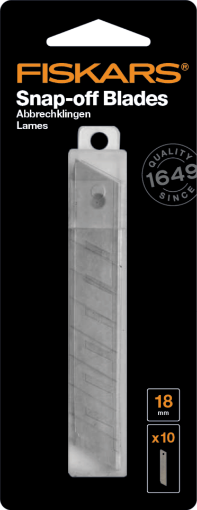 Picture of Fiskars Cutter Blades 18 mm – Σετ 10 Ανταλλακτικές Λεπίδες για Κοπίδι