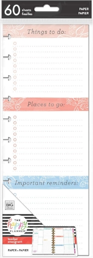 Picture of Happy Planner Big Half Sheet Μπλοκ Συμπληρωματικών Φύλλων – Soft Watercolor, 60 φύλλα