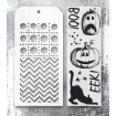 Picture of Tim Holtz Σετ Σφραγίδες & Στένσιλ – Eek A Boo, 8τεμ. 