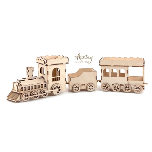 Picture of Mintay Papers Woodies Decor - 3D Ξύλινο Διακοσμητικό - Train
