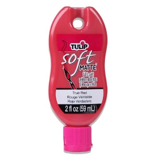 Picture of Tulip Matte Brush-On Soft Fabric Paint 2oz – Χρώμα Υφάσματος με Ματ Φινίρισμα – True Red (Κόκκινο)