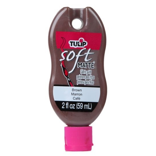 Picture of Tulip Matte Brush-On Soft Fabric Paint 2oz – Χρώμα Υφάσματος με Ματ Φινίρισμα – Brown (Καφέ)