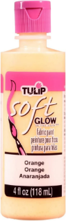 Picture of Tulip Glow In The Dark Brush-On Soft Fabric Paint 4oz – Χρώμα Υφάσματος που Φωσφορίζει – Orange (Πορτοκαλί)