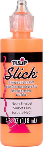 Picture of 🍑 Tulip Slick 3D Χρώμα Υφάσματος 118ml – Sherbet (Γυαλιστερό Dimensional Paint)