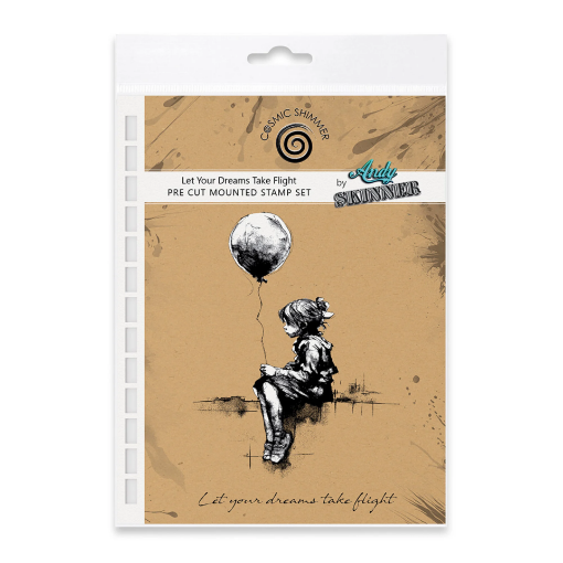 Picture of Andy Skinner Cosmic Shimmer Pre Cut Rubber Stamp Set  - Σετ Σφραγίδες Rubber - Let Your Dreams Take Flight (Pre-Cut με Foam Βάση), 2τεμ.