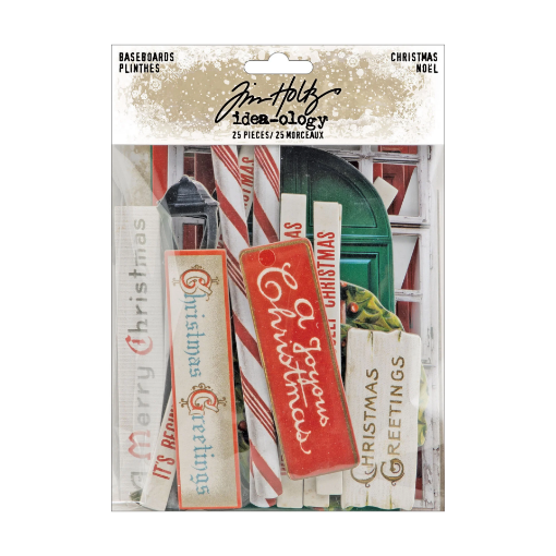 Picture of Tim Holtz Idea-Ology – Διακοσμητικά Chipboard, Christmas Baseboards