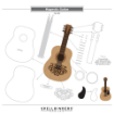 Picture of Spellbinders Etched Dies Σετ Μητρες Κοπής – Majestic Guitar (Bibi’s Musical Notes)