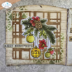Picture of Elizabeth Craft Designs Μήτρες Κοπής - Golden Season, Book of Christmas Square, 6τεμ.