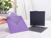 Picture of Crafter’s Companion Pearl Card & Envelopes 6″ × 6″ Purple & Black | Καρτ-ποστάλ με Φάκελο 6×6 in, Μωβ & Μαύρο