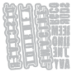 Picture of Sizzix Thinlits Dies by Seth Apter | Σετ Μήτρες Κοπής – Word Wafers #1, 28 τεμ.