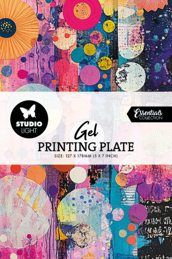 Picture of Studio Light Gel Printing Plate 5x7” | Πλάκα Gel Μονοτυπίας 13 x 18 cm για Mixed Media & Art Journaling