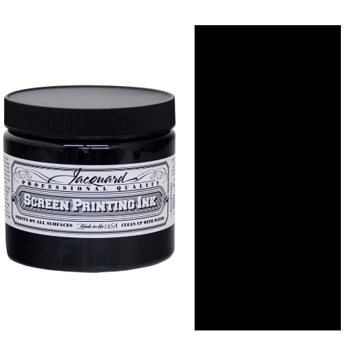 Picture of Jacquard Screen Printing Ink 16oz – Μελάνι Μεταξοτυπίας Υψηλής Πυκνότητας, Black (Μαύρο) 