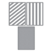Picture of Spellbinders All About Christmas Etched Dies – Lots of Stripes | Σετ 6 Μήτρων Κοπής για Layered Φόντα & Διακοσμητικά Μοτίβα