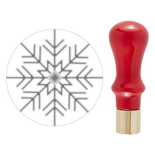 Picture of Spellbinders Holiday Magic Mini 3D Wax Seal – Snowflake | Μικρή Μεταλλική Σφραγίδα Κεριού με Νιφάδα