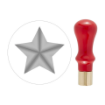 Picture of Spellbinders Holiday Magic Mini 3D Wax Seal – Super Star | Μικρή Μεταλλική Σφραγίδα Κεριού με Σχέδιο Αστεριού & Φράση “Super Star”